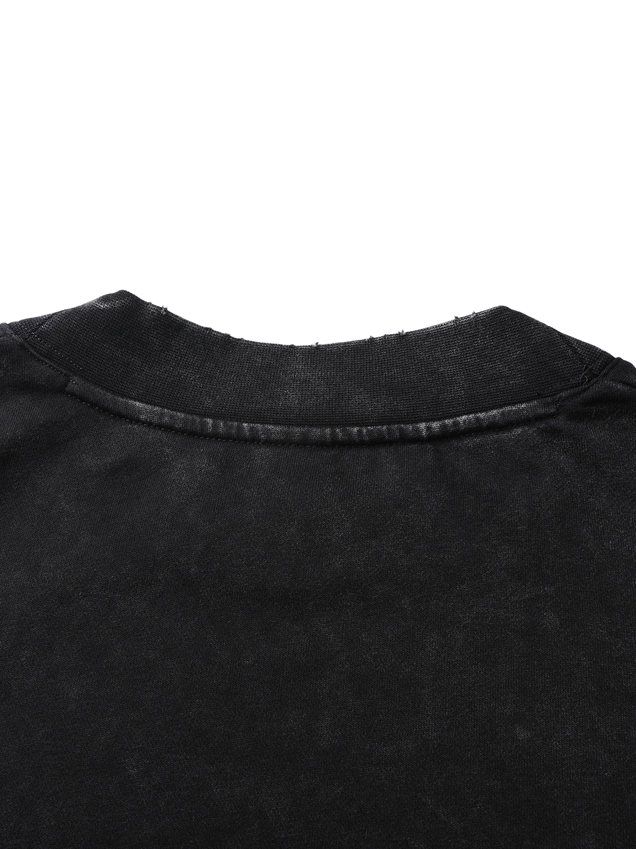 Essential Raw-Edge crewneck sweatshirt
