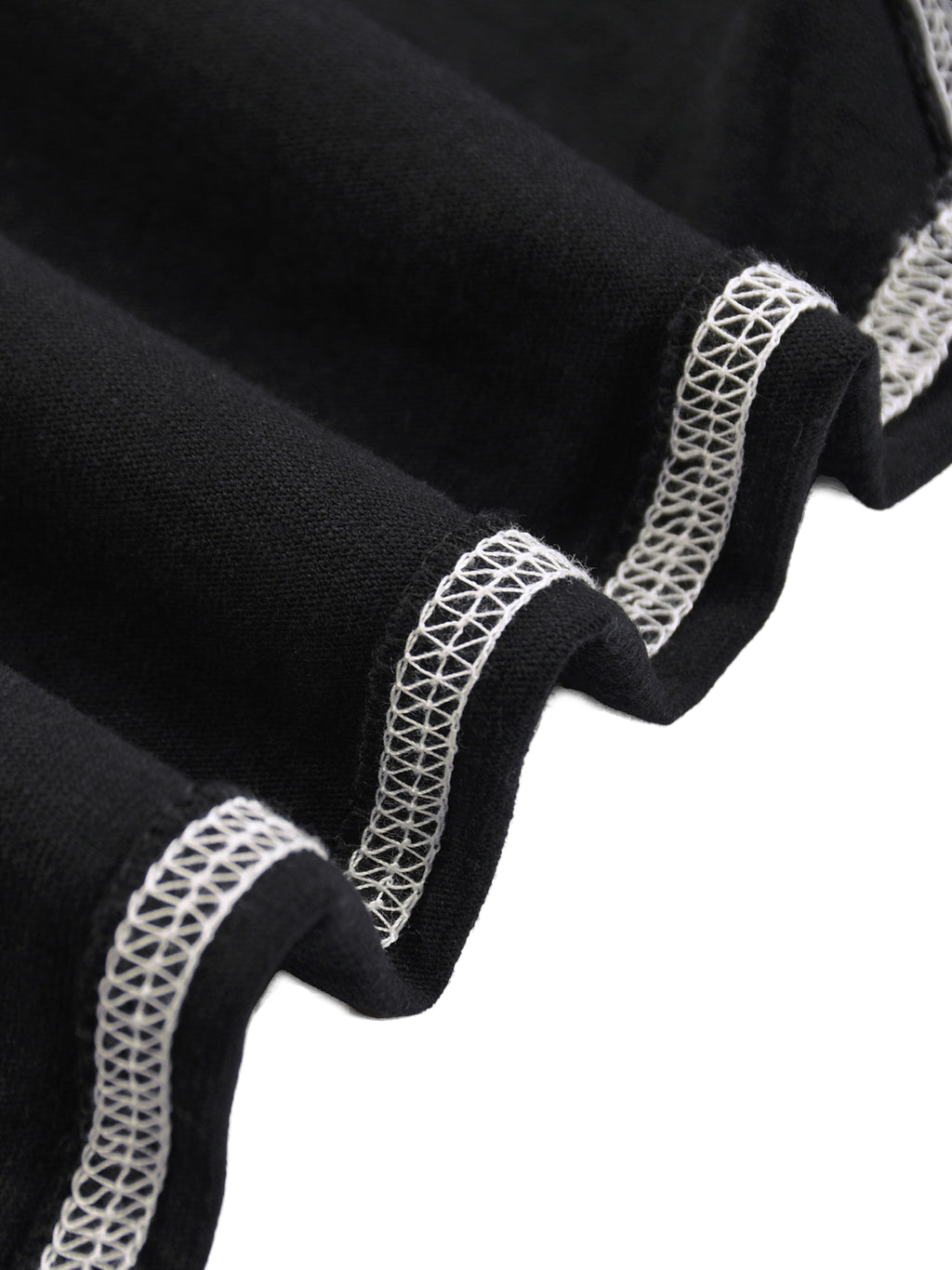 "Rewrite History" Contrast-Stitched Cotton T-Shirt