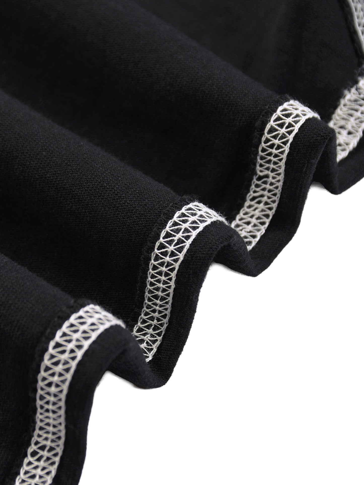 "Rewrite History" Contrast-Stitched Cotton T-Shirt