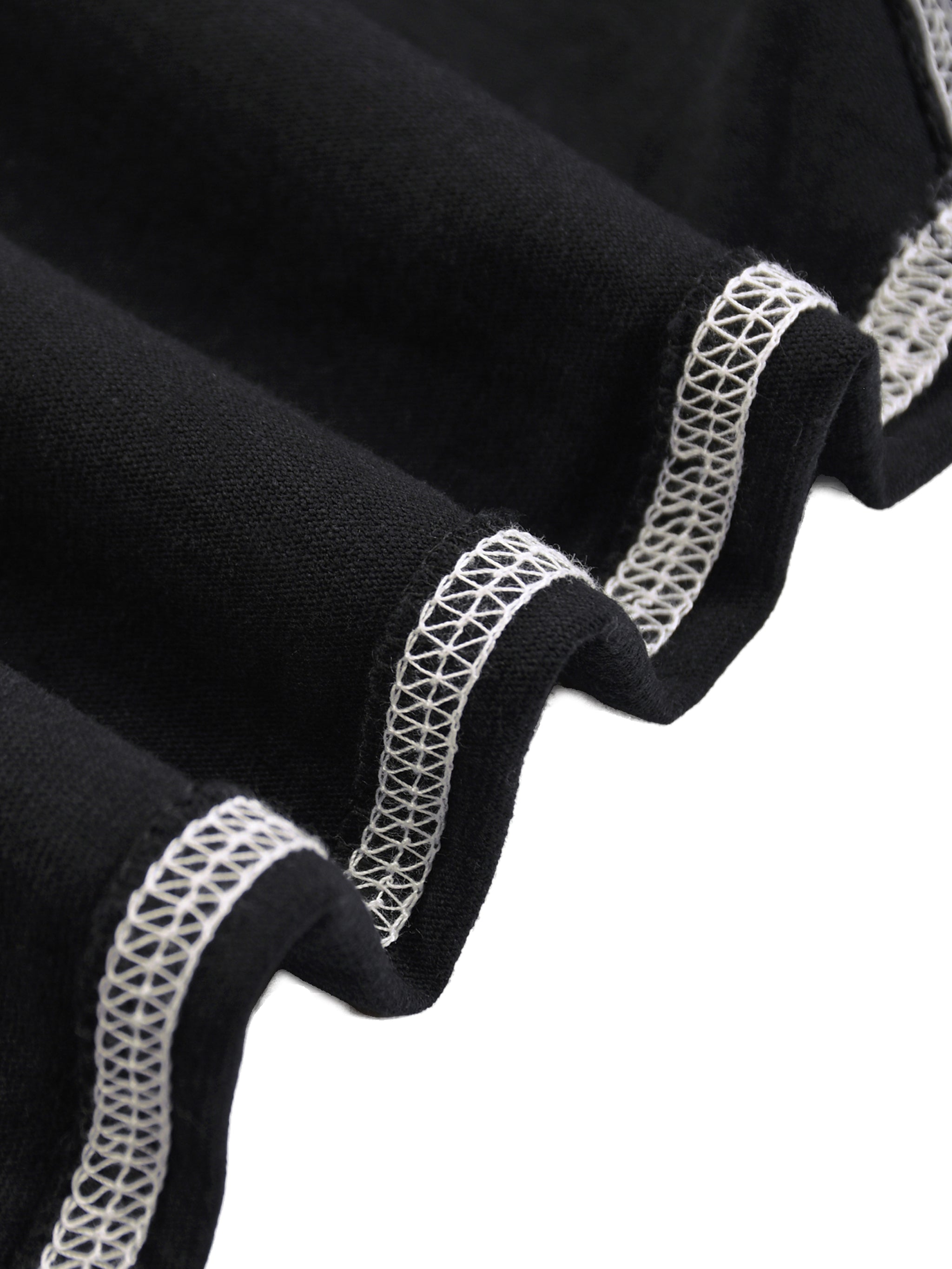 "Rewrite History" Contrast-Stitched Cotton T-Shirt