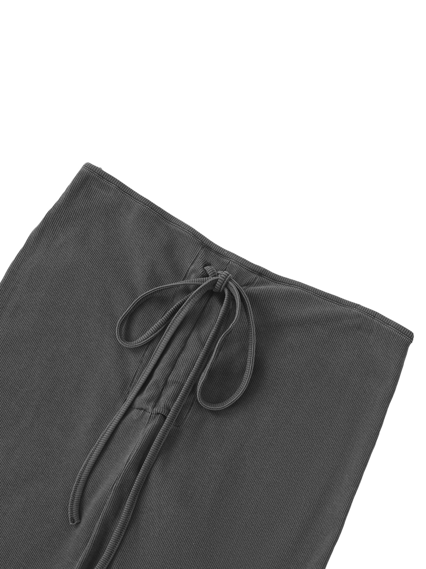 Essential Washed Drawstring Skirt