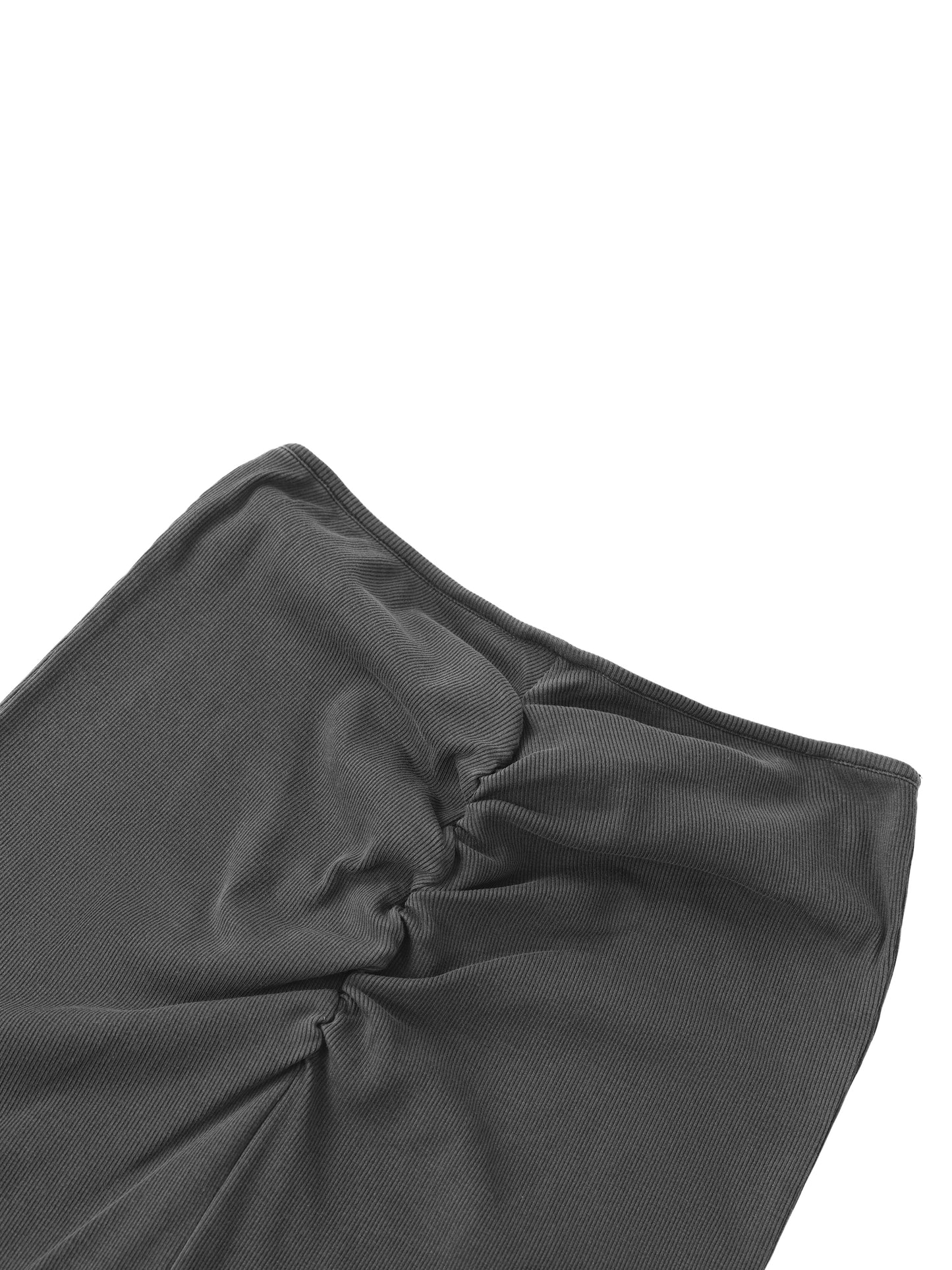 Essential Washed Drawstring Skirt